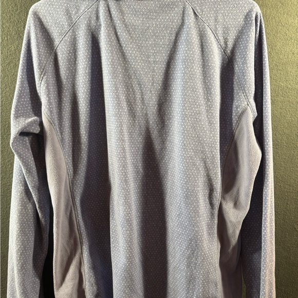 Columbia women sweater xxl purple fleece outdoor hiking camping Pullover 1/4 zip - Picture 3 of 6